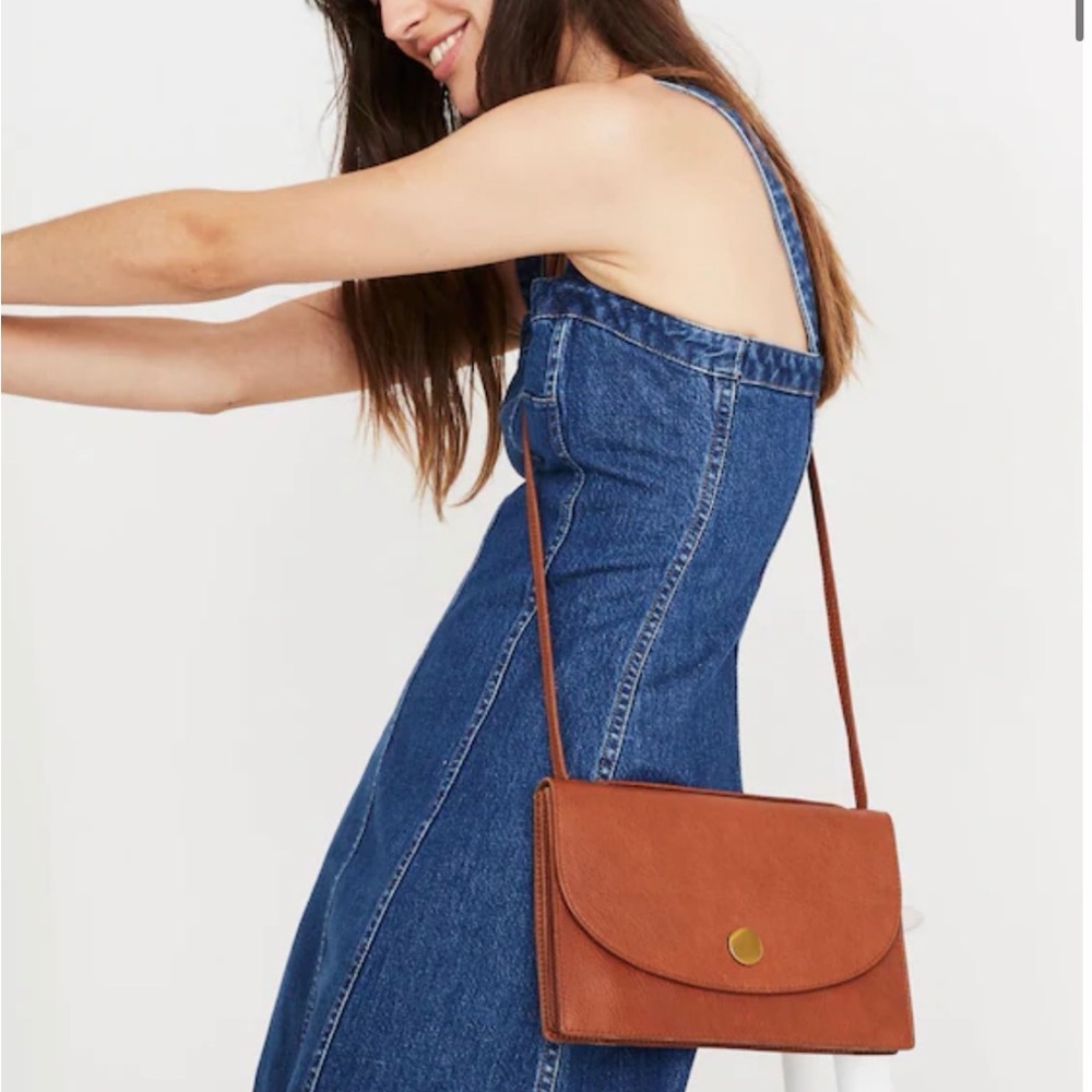 MADEWELL Slim Convertible Crossbody Bag purse genuine leather